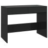 Desk Black 39.8"x19.7"x30.1" Engineered Wood