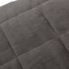 Weighted Blanket Grey Polyester, Glass beads 60 in x 80 in