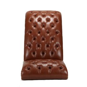 Armless Chaise Lounge (Color: Brown PU)