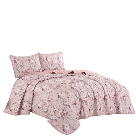 Flora 3PC BEDSPREAD SET (size: KING)