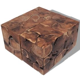 Stools/Coffee Table Solid Teak (Color: Brown)