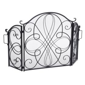 KINGSPORT FIREPLACE SCREEN (Color: as Pic)