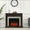 47" Electric Fireplace Remote Control With 2 Drawer