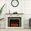 47" Electric Fireplace Remote Control With 2 Drawer