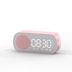 Remarkable Goodz Digital Alarm Clock With Mirror (Color: Pink)