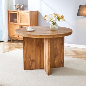 Round Dining Table for 4-6 (Color: as Pic)