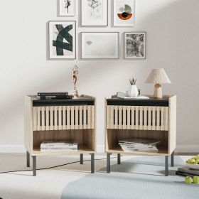Bedside table set 2 (Color: as Pic)