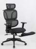 Foam office chair, ergonomic office chair, foam base, adjustable headrest, armrests, foot rests, with hanger