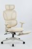 Foam office chair, ergonomic office chair, foam base, adjustable headrest, armrests, foot rests, with hanger