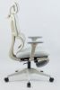 Foam office chair, ergonomic office chair, foam base, adjustable headrest, armrests, foot rests, with hanger