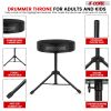 5Core Drum Throne Adjustable Guitar Stool 3" Padded Drummer Seat for Adults & Kids