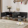 Modern Shoe Storage Bench with Hidden Storage and Upholstered Cushions for Bedside,Living Room and Entryway