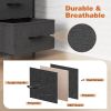 Dresser For Bedroom With 9 Fabric Storage Drawer Wardrobe Tall Chest Organizer Closet Adult Kids Clothes Cabinet Furniture