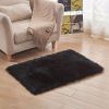 1pc, Wool Carpet Long Fur Carpet Indoor Living Room Floor Mat 23.62*35.43inch Acrylic 80% Polyester 20% Suede Fleece Bottom Long Fur Carpet