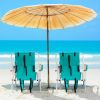 2PFCS Folding Beach Chairs 23"x21.7"x31.5" 4-Position Adjustable Steel Frame Oxford Cloth 264lbs Capacity Lightweight Portable Outdoor Lounge Chairs f